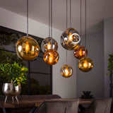 Hanglamp Hudson chiQago Oud zilver LxBxH 135x73x37 Oud zilver Nnb