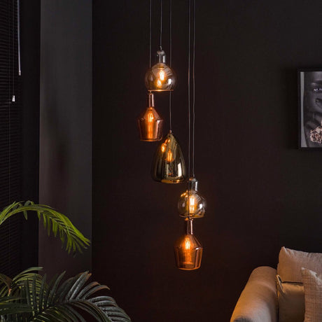Hanglamp Bowen chiQago Artic zwart LxBxH 63x58x29 Artic zwart Nnb