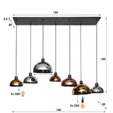 Hanglamp Kostas chiQago Artic zwart Artic zwart Nnb