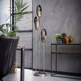 Vloerlamp Kairo chiQago Oud zilver LxBxH 173x34x33 Oud zilver Nnb