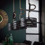 Hanglamp Hurley chiQago Slate grey LxBxH 104x39x28 Slate grey Nnb