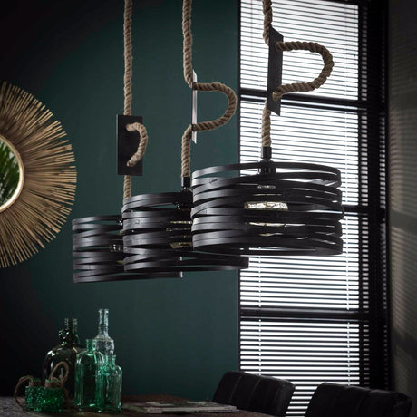 Hanglamp Hurley chiQago Slate grey LxBxH 104x39x28 Slate grey Nnb