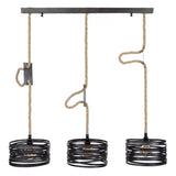 Hanglamp Hurley chiQago Slate grey LxBxH 104x39x28 Slate grey Nnb
