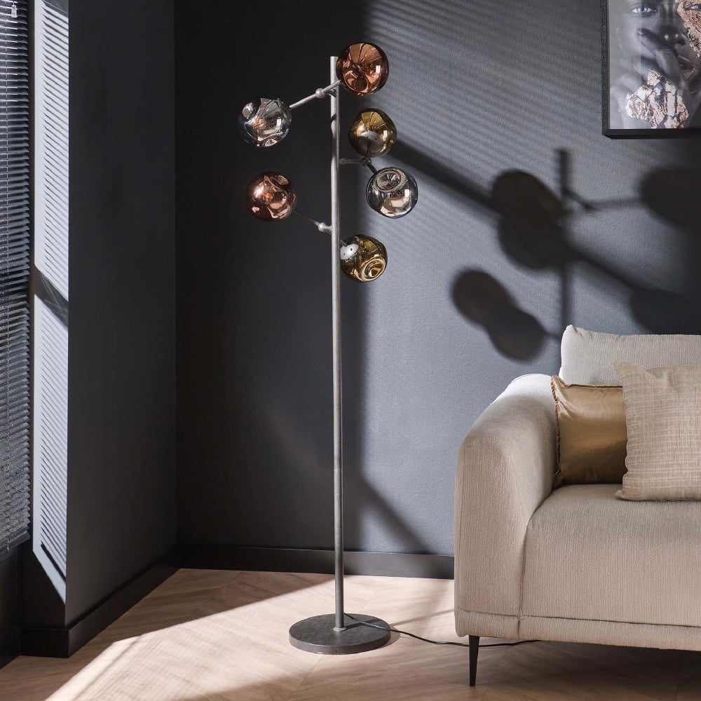Vloerlamp Kelby chiQago Artic zwart LxBxH 83x48x36 Artic zwart Nnb