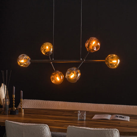 Hanglamp Kelby chiQago Artic zwart LxBxH 111x50x21 Artic zwart Nnb