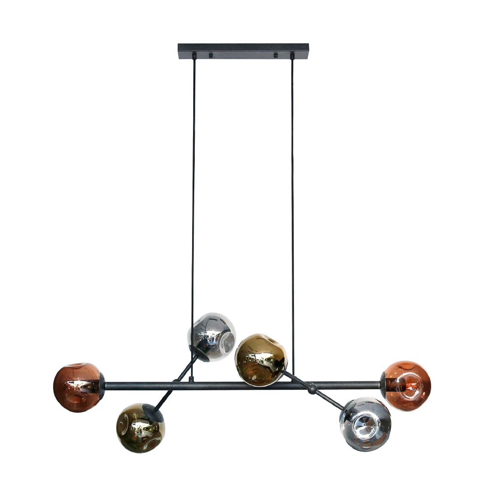 Hanglamp Kelby chiQago Artic zwart LxBxH 111x50x21 Artic zwart Nnb