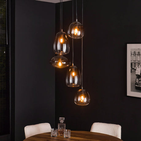 Hanglamp Blaze chiQago Artic zwart LxBxH 67x52x31 Artic zwart Nnb