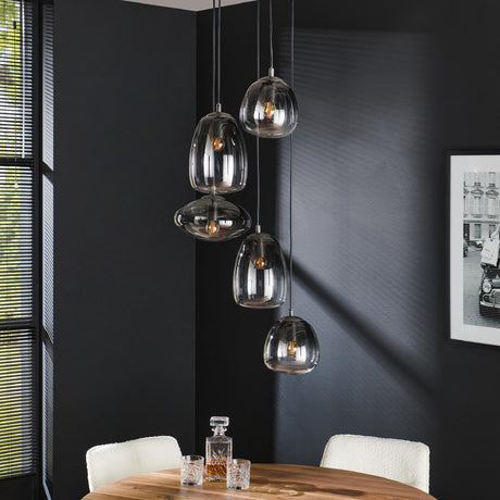 Hanglamp Blaze chiQago Artic zwart LxBxH 67x52x31 Artic zwart Nnb