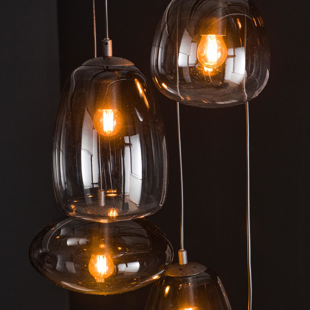 Hanglamp Blaze chiQago Artic zwart LxBxH 67x52x31 Artic zwart Nnb