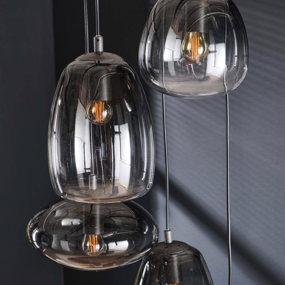 Hanglamp Blaze chiQago Artic zwart LxBxH 67x52x31 Artic zwart Nnb