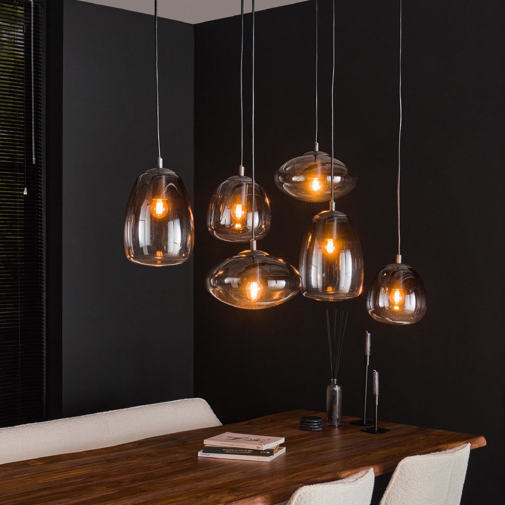 Hanglamp Moe chiQago Artic zwart LxBxH 95x40x37 Artic zwart Nnb