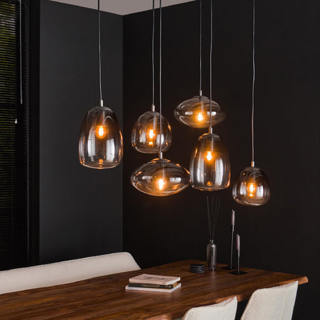 Hanglamp Moe chiQago Artic zwart LxBxH 95x40x37 Artic zwart Nnb