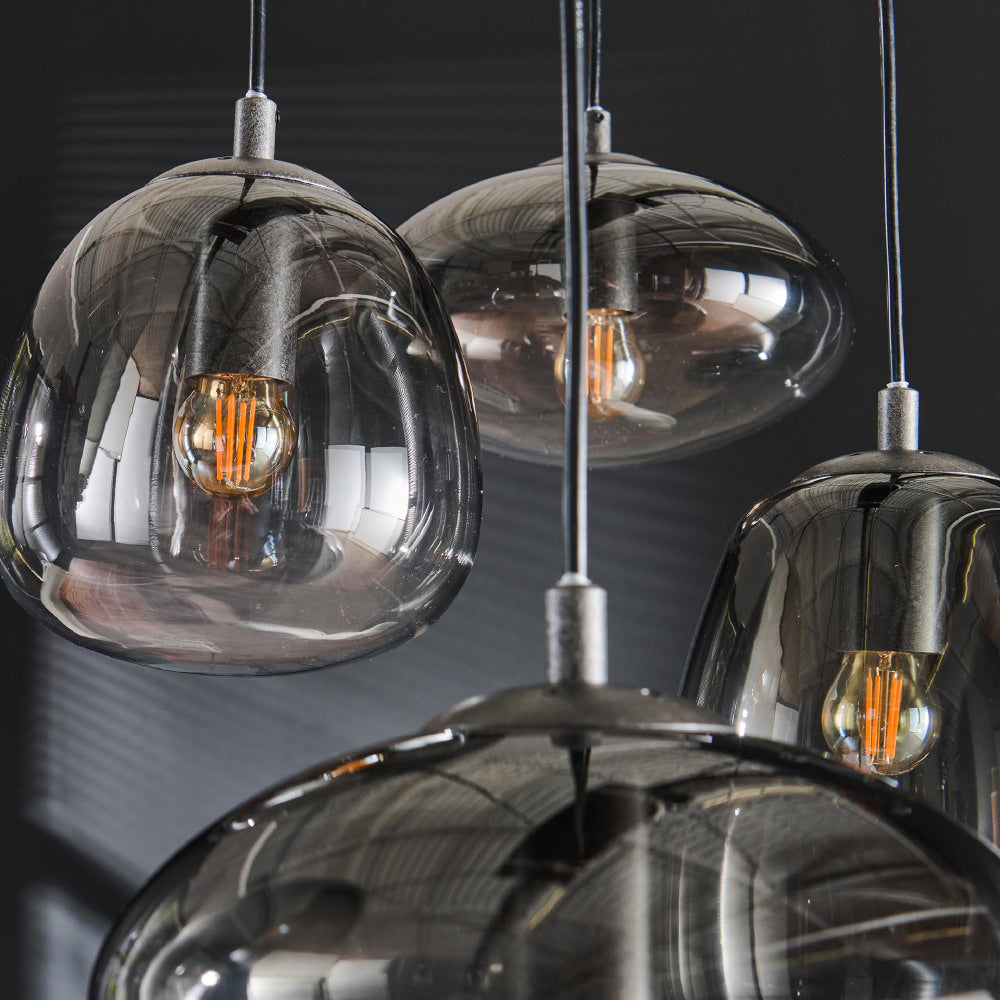 Hanglamp Moe chiQago Artic zwart LxBxH 95x40x37 Artic zwart Nnb