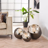 Tafellamp Idaho chiQago Zwart nikkel LxBxH 40x39x36 Zwart nikkel Nnb