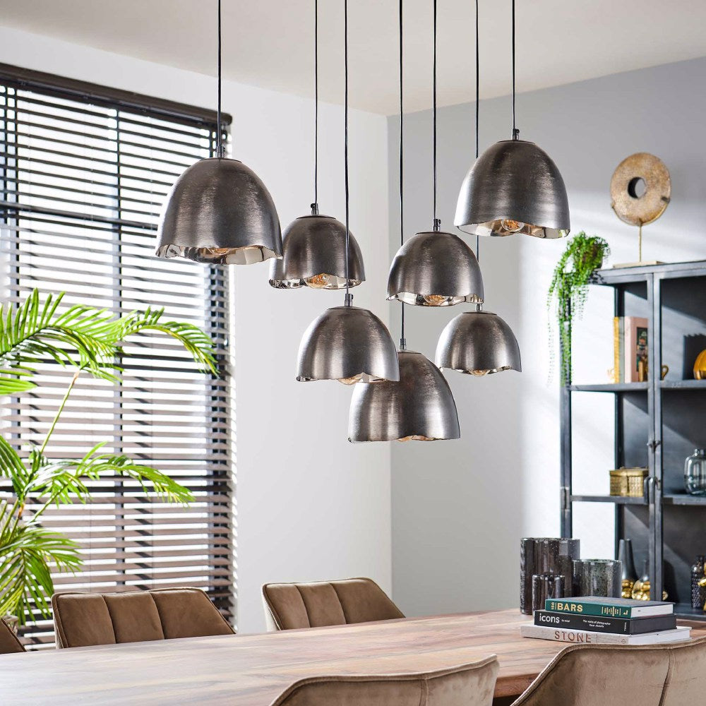 Hanglamp Idaho chiQago Zwart nikkel LxBxH 97x50x33 Zwart nikkel Nnb