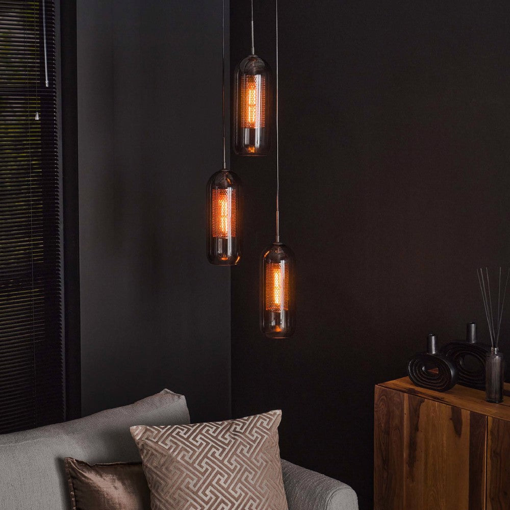 Hanglamp Murphy chiQago Artic zwart LxBxH 81x63x24 Artic zwart Nnb