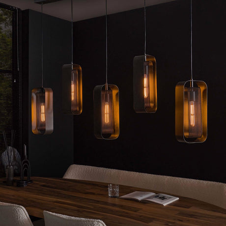 Hanglamp Ian chiQago Artic zwart LxBxH 141x51x15 Artic zwart Nnb
