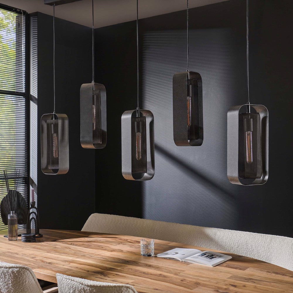 Hanglamp Ian chiQago Artic zwart LxBxH 141x51x15 Artic zwart Nnb