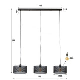 Hanglamp Ian chiQago Artic zwart Artic zwart Nnb