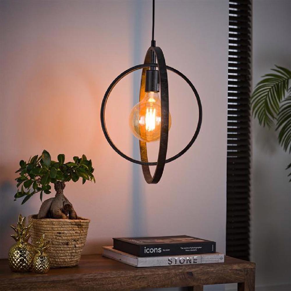 Hanglamp Jago chiQago Charcoal LxBxH 46x46x10 Charcoal Nnb