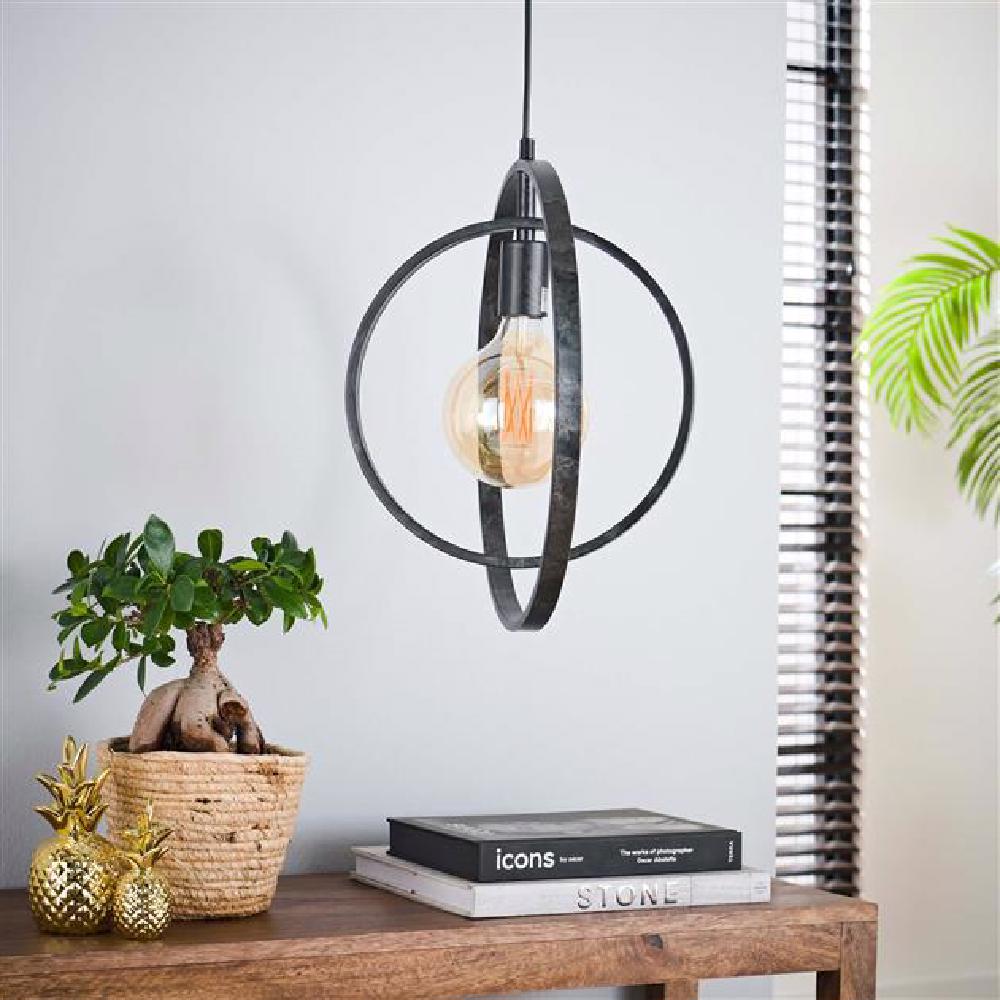 Hanglamp Jago chiQago Charcoal LxBxH 46x46x10 Charcoal Nnb