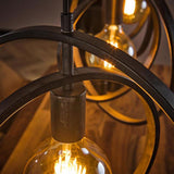 Hanglamp Jago chiQago Charcoal LxBxH 129x46x11 Charcoal Nnb