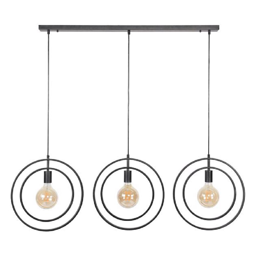 Hanglamp Jago chiQago Charcoal LxBxH 129x46x11 Charcoal Nnb