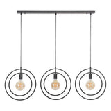 Hanglamp Jago chiQago Charcoal LxBxH 129x46x11 Charcoal Nnb