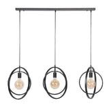 Hanglamp Jago chiQago Charcoal LxBxH 129x46x11 Charcoal Nnb