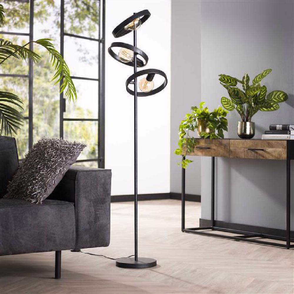 Vloerlamp Kimball chiQago Charcoal LxBxH 57x38x26 Charcoal Nnb