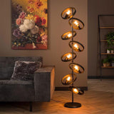 Vloerlamp Kimball chiQago Charcoal LxBxH 153x44x18 Charcoal Nnb